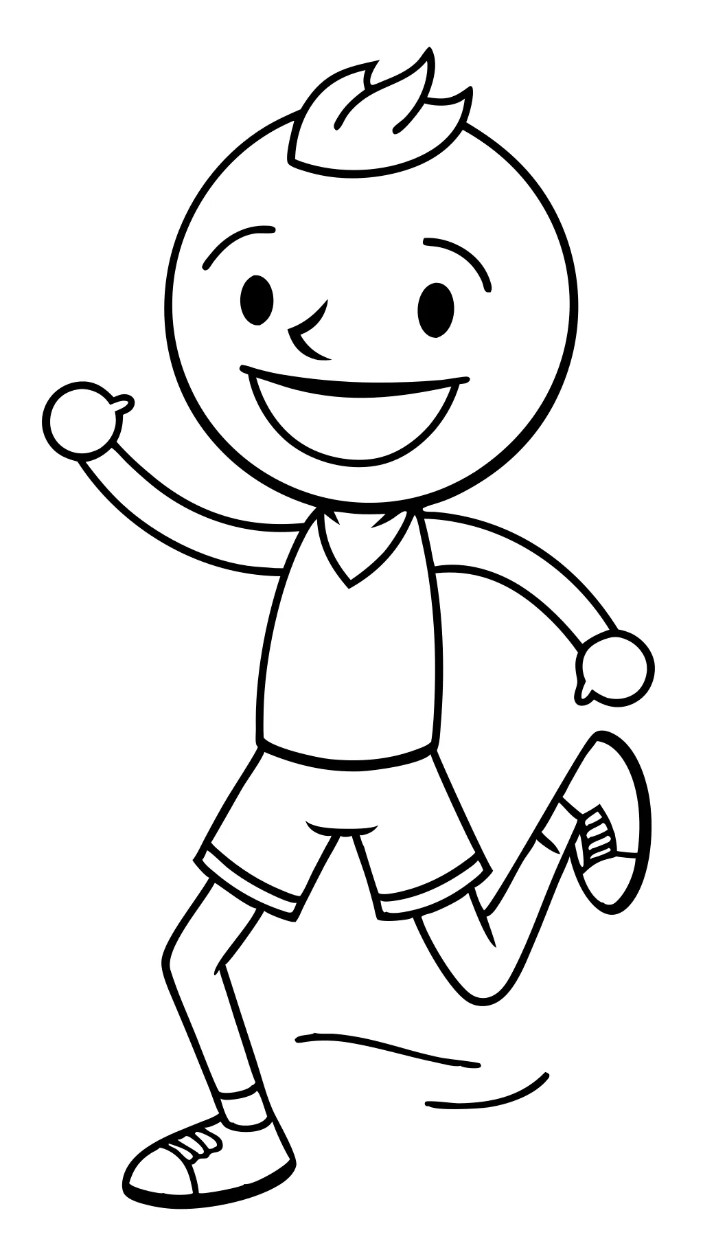 stickman coloring pages